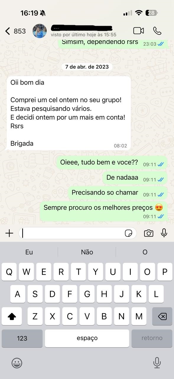 Print de conversa do grupo
