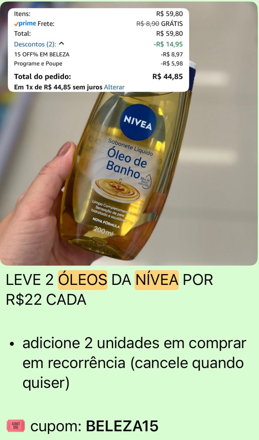 Promoção do grupo